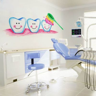 children friendly dental wall art | the river tree