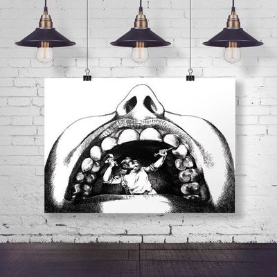 Dental wall art | the river tree